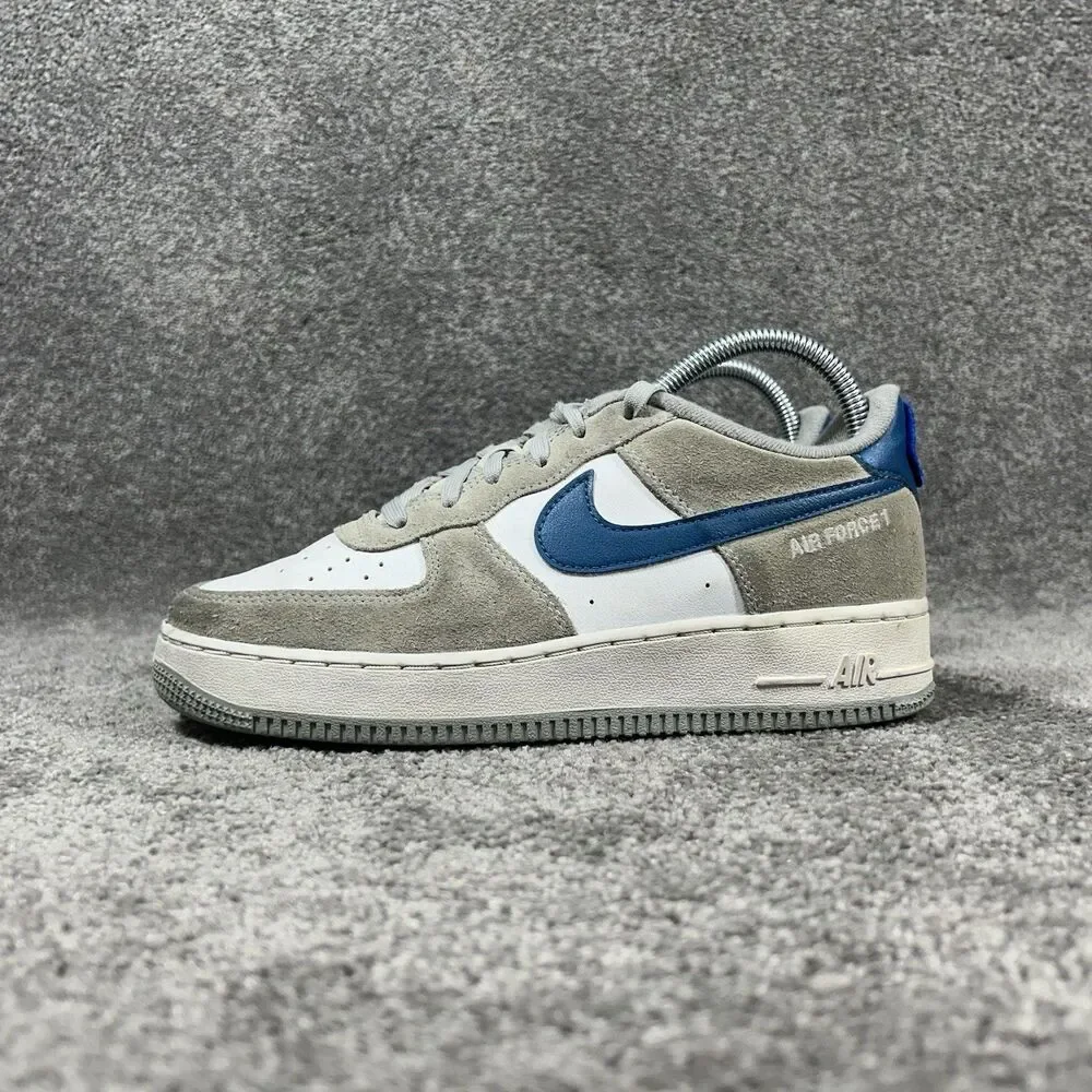 Nike Air Force 1 LV8 Low Athletic Club DH9597-001 Kid Size 6Y White Blue Shoes